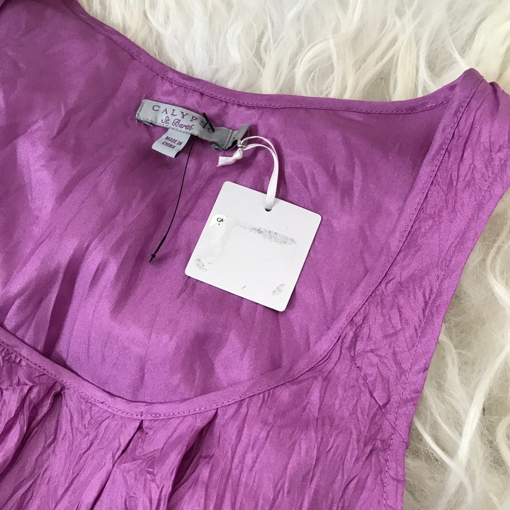 CALYPSO Silk Tent Dress - Picture 2 of 7